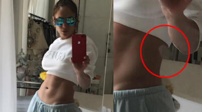 Da fansen reagerte på bildet, dukket Jennifer Lopez (47) opp i kommentarfeltet